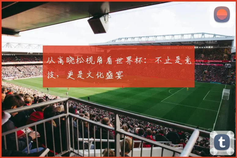 从高晓松视角看世界杯：不止是竞技，更是文化盛宴